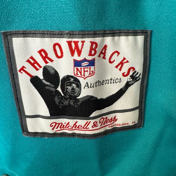 Mitchell & Ness Dolphins #22 Mercury Morris Throwback Jersey Size 56 NFL - Picture 3 of 6